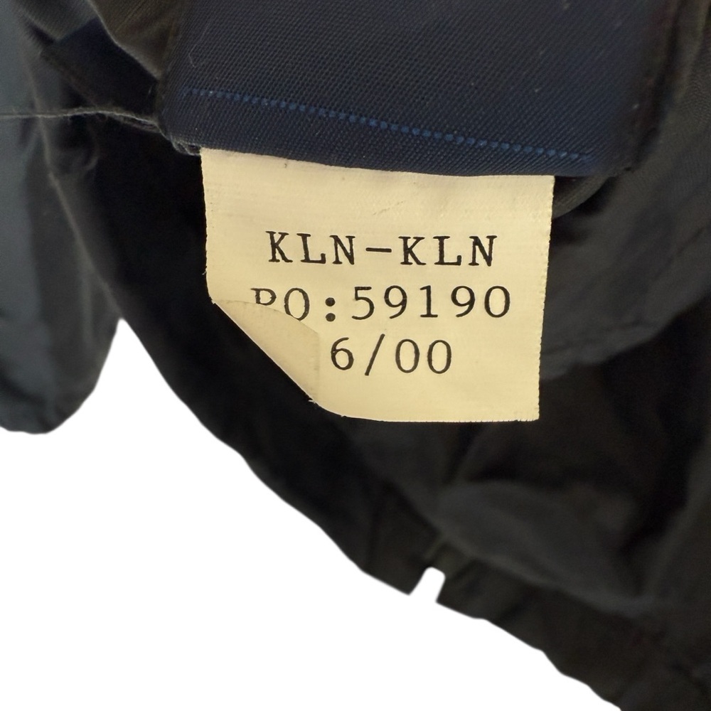 VTG! 2000s Y2K Tommy Jeans Windbreaker Jacket Mens XL Black Hooded Full Zip Logo - Picture 8 of 9